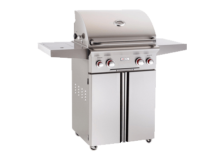 American Outdoor Grill T-Series 24-Inch 2-Burner Propane Gas Grill W/ Rotisserie & Single Side Burner - 24PCT