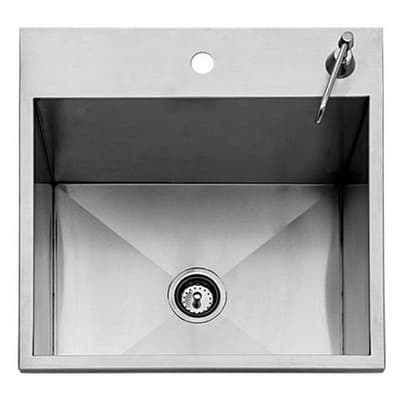 Twin Eagles 24-Inch Drop-In Sink with Stainless Steel Cover TEOS24-B