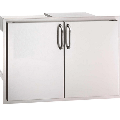 Fire Magic Select 30-Inch Double Doors with Trash Tray and Double Drawers 33930S-12