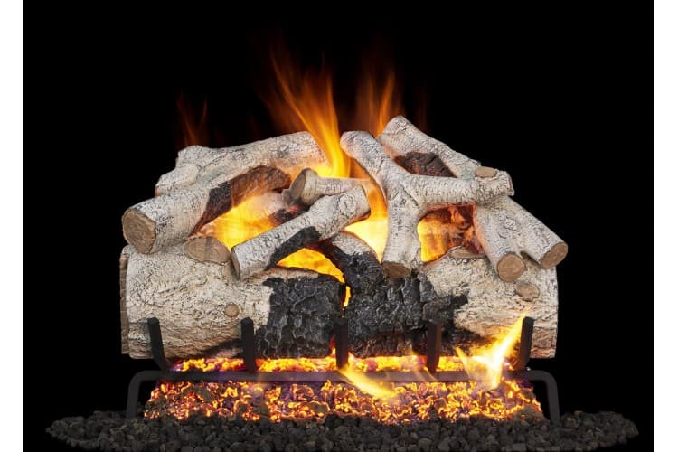 Real Fyre Charred Burnt Aspen Logs Compatible with G52 Burner – Best of  Backyard