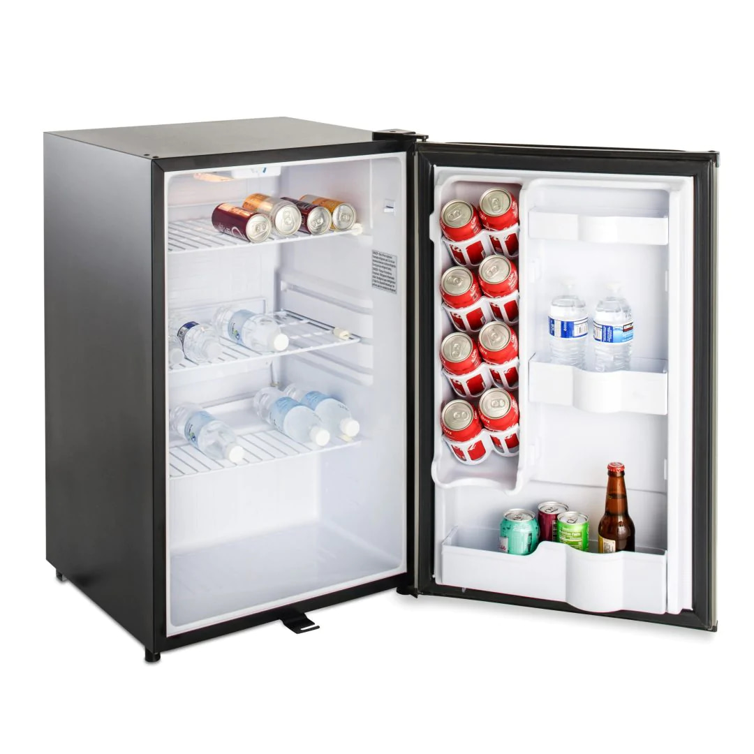 Blaze 25 Double Door and 4.5 Cubic Feet Stainless Front Fridge